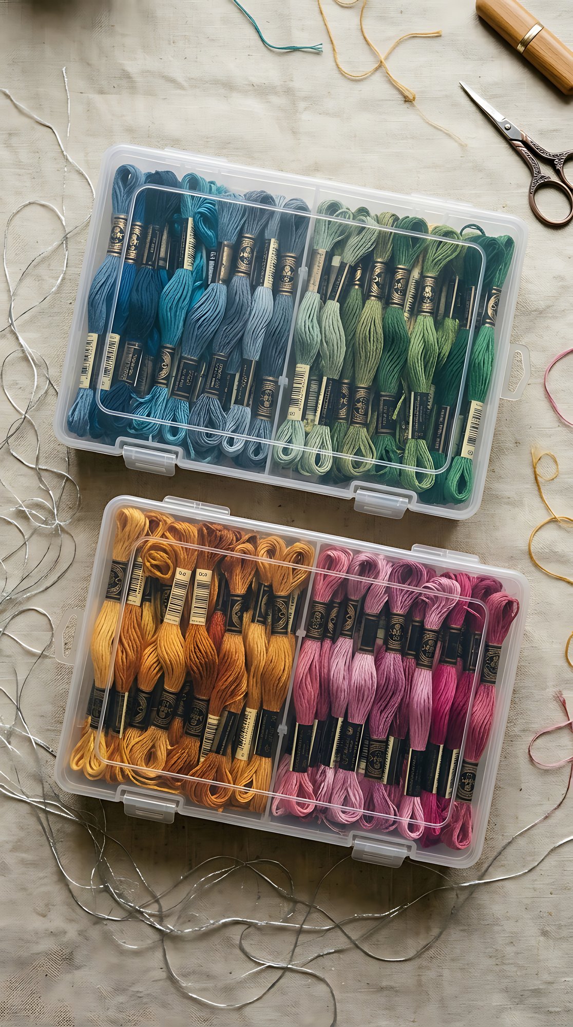 Kit di materiali selezionati per il ricamo